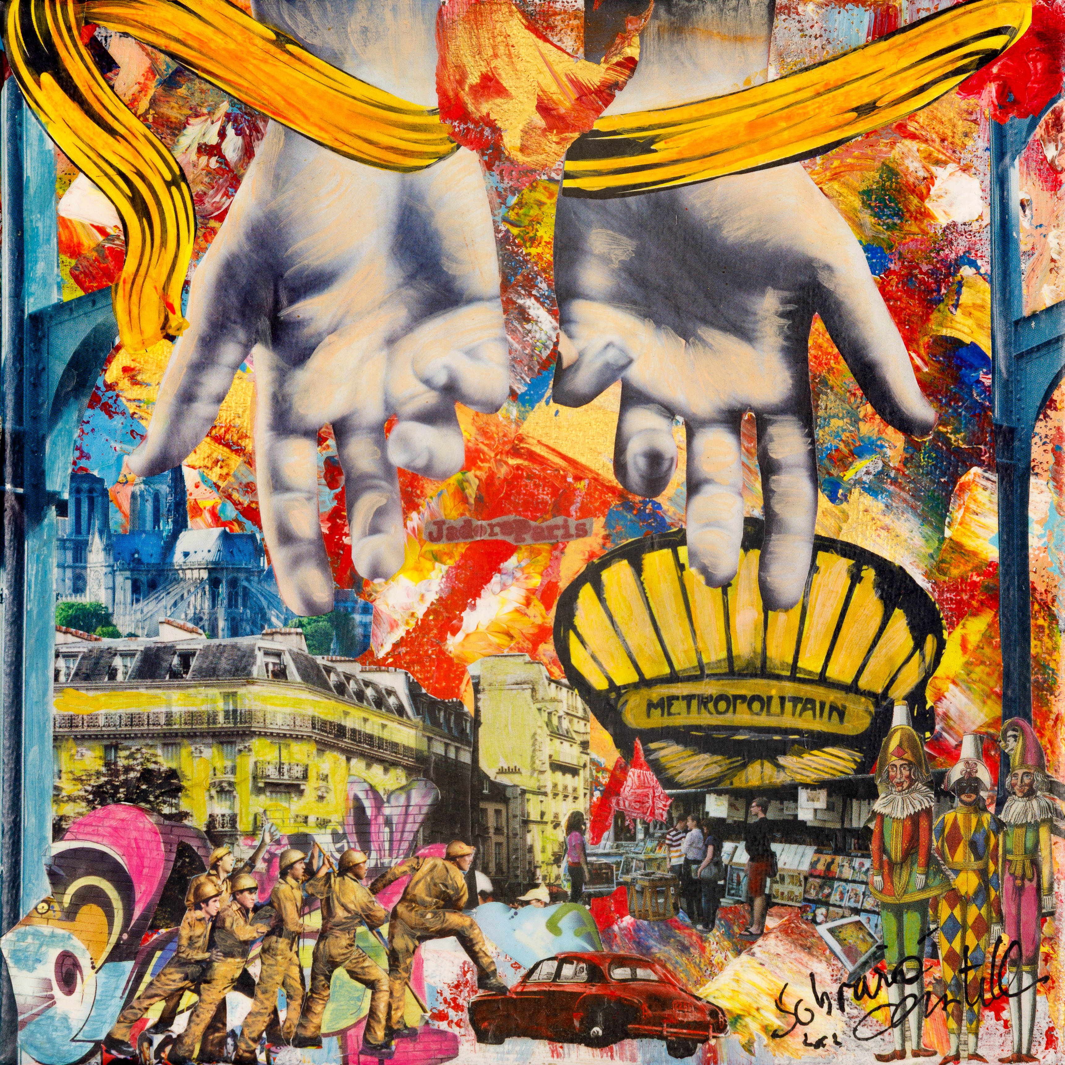 Collage maroufl&eacute;